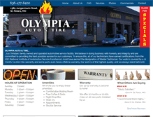 Tablet Screenshot of olympiaauto.net